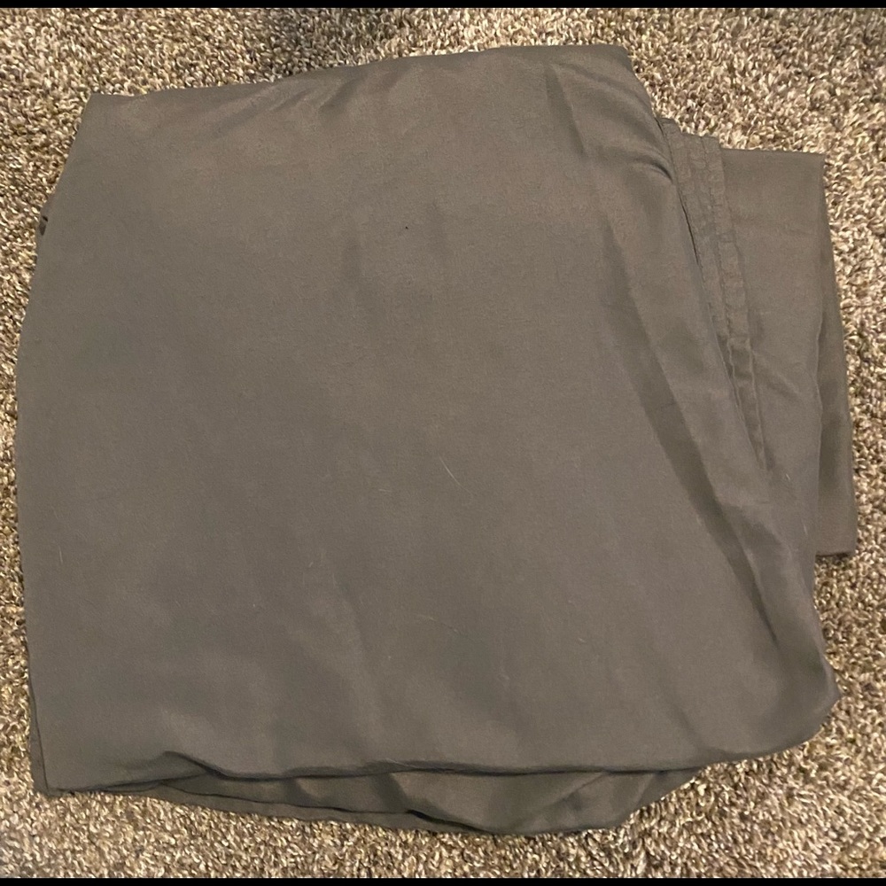 Queen Size Gray Flat Sheet